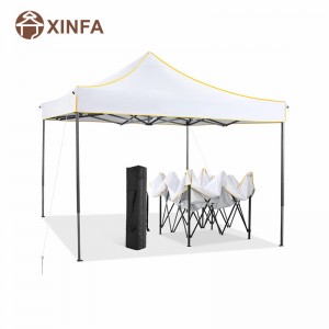 10x10 Pop up Canopy Tent Commercial Instant Gazebo Waterproof Canopy Tent for Parties Camping White